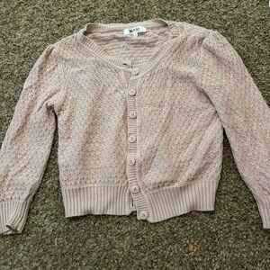 Light pink cropped sweater